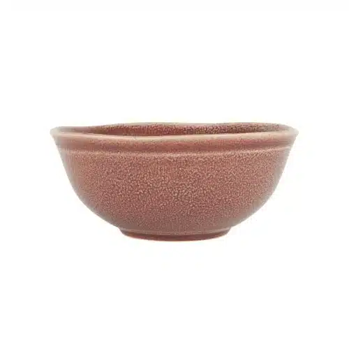 bol ceramico rosa